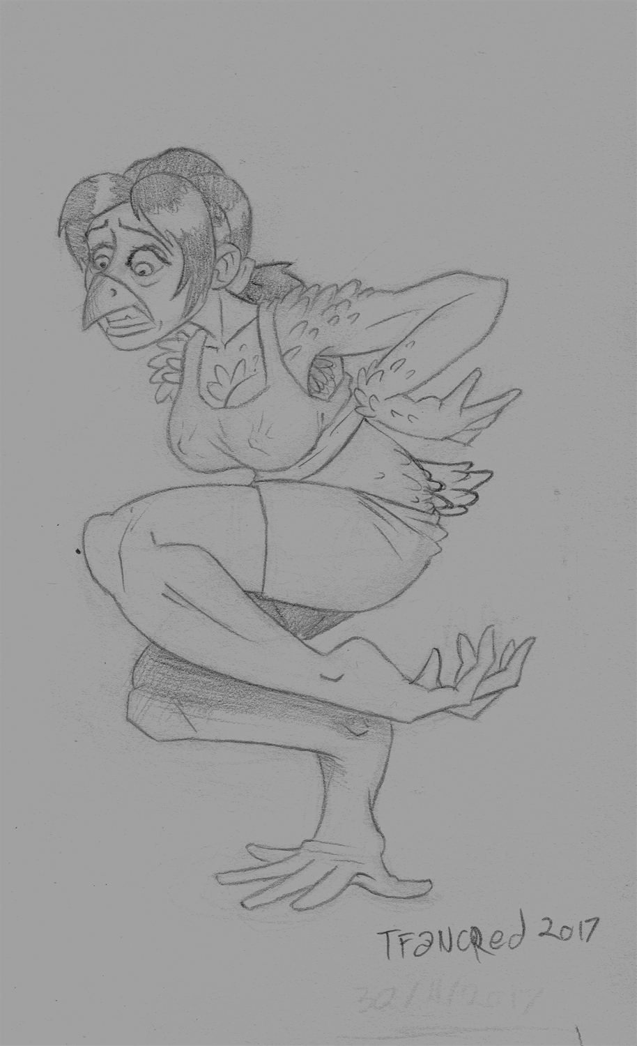 Patreon Sneak Peak - Bird TF by tfancred
