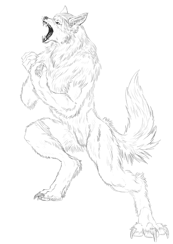 Bloody Roar sketches by Viergacht