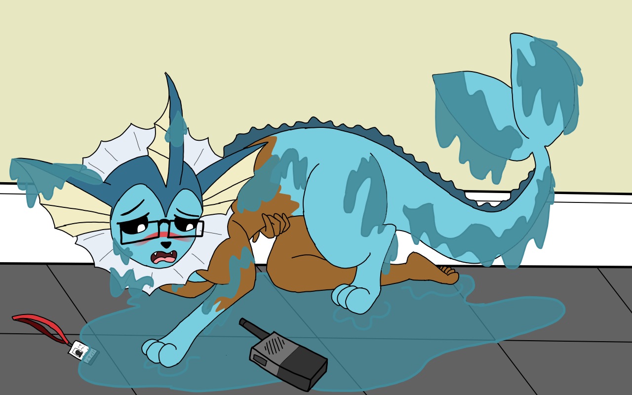 Vaporeon Transformation (Redo) by Wereskunk