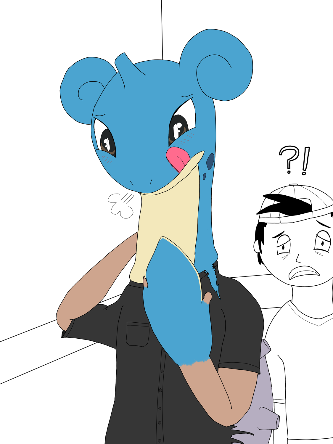 Most Awkward Elevator Ride by Wereskunk